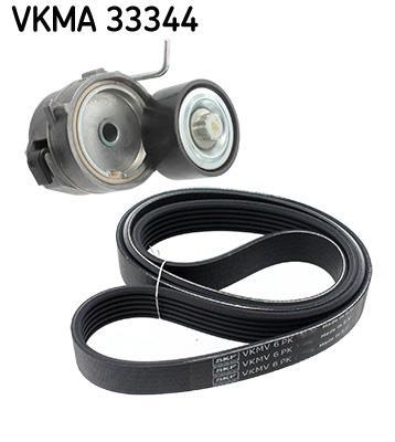 Kit de courroie d'accessoire (Courroie d’alternateur) SKF ref. VKMA 33344